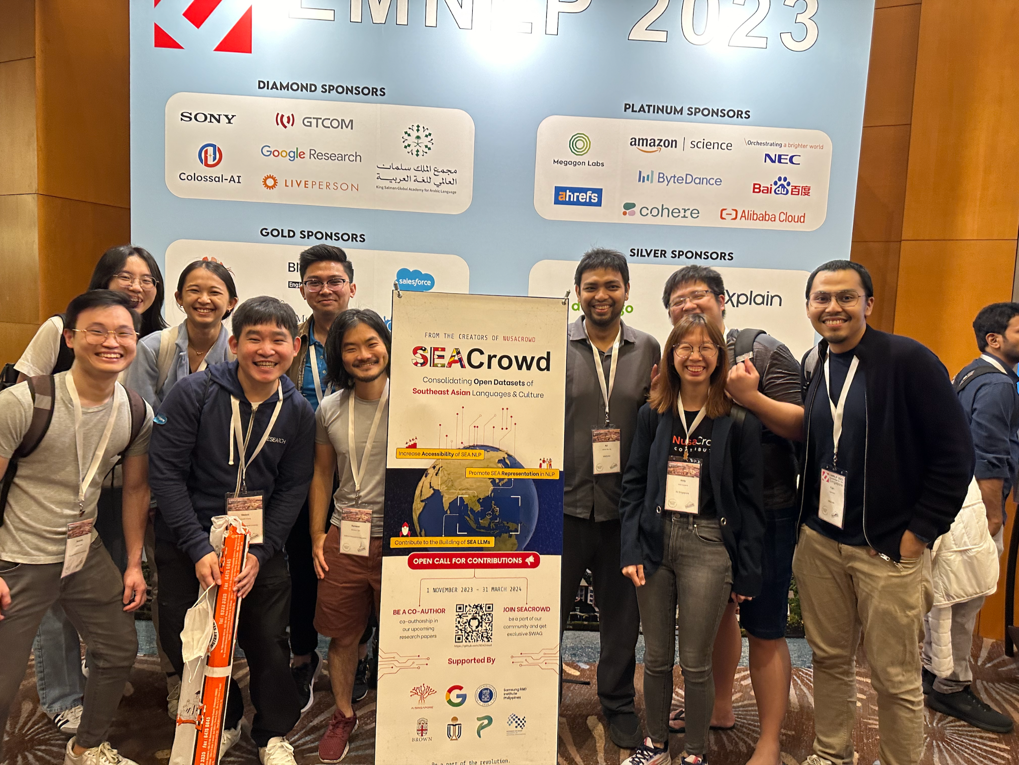 Launch of SEACrowd at EMNLP 2023